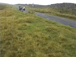Watching the grouse at Fore Gill Gate, Langthwaite
